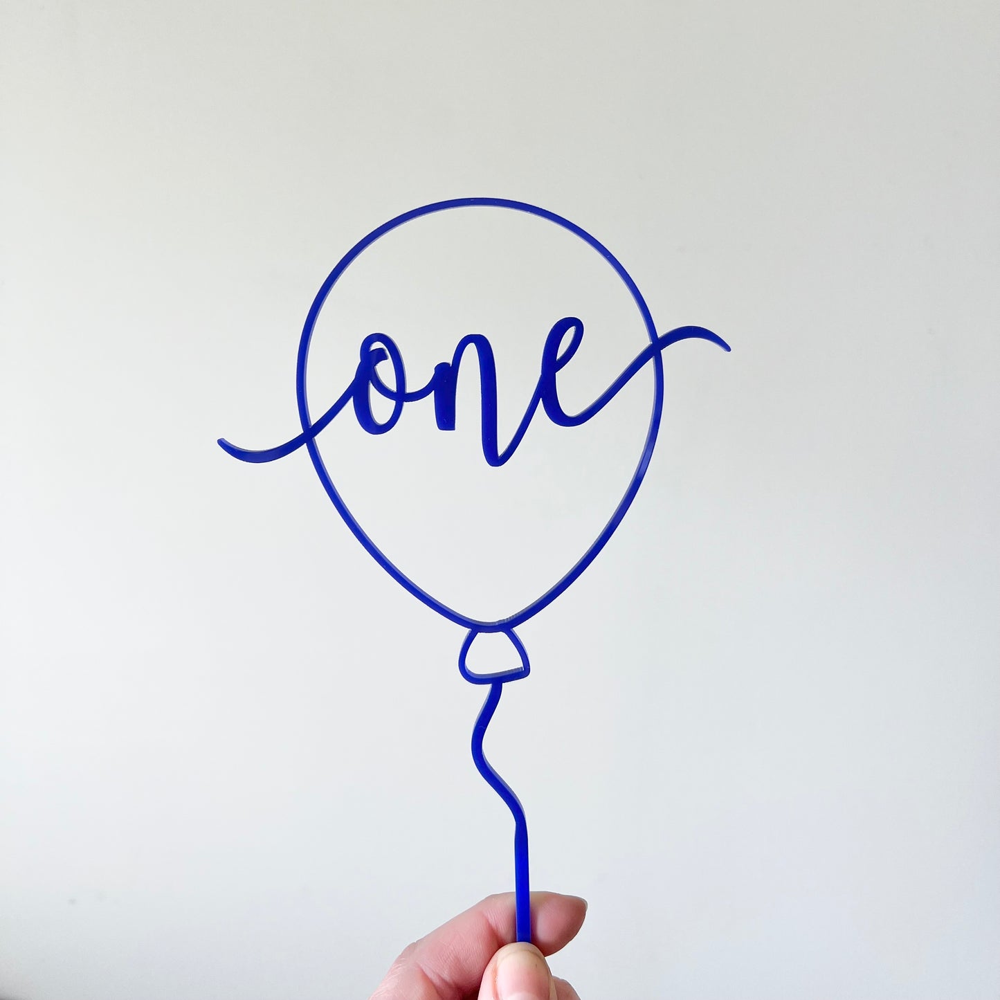 One balloon topper