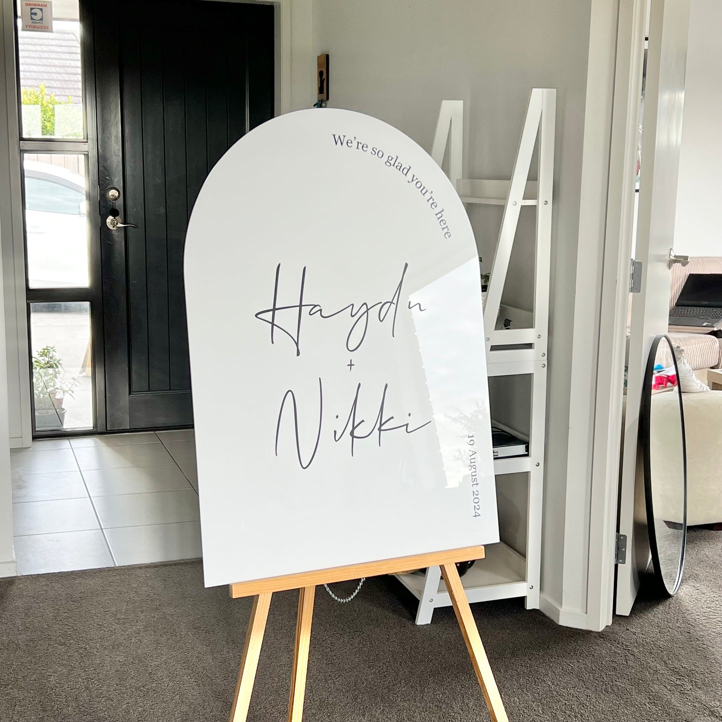 The Emma Wedding Sign - Wood