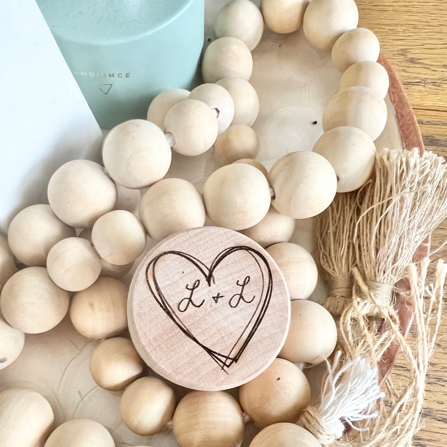 Initial heart ring box