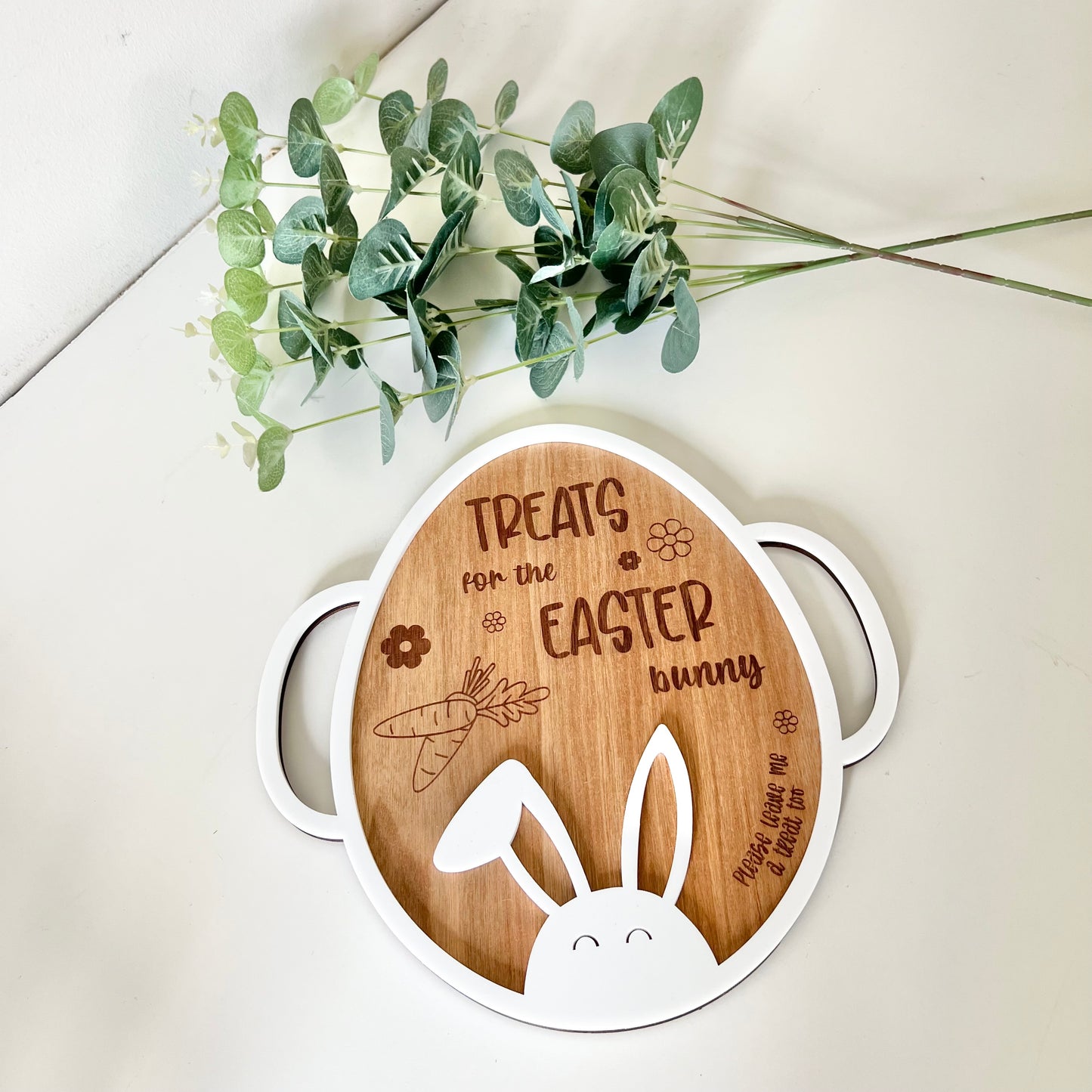 Easter Bunny Egg treat tray