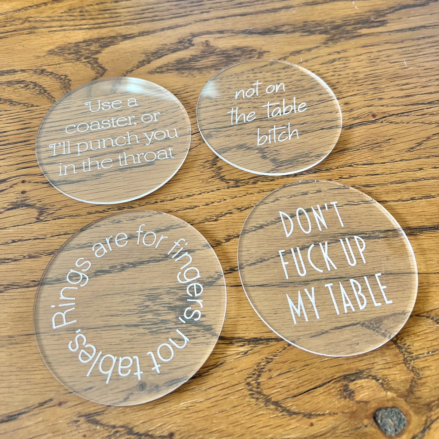 Cheeky coaster set