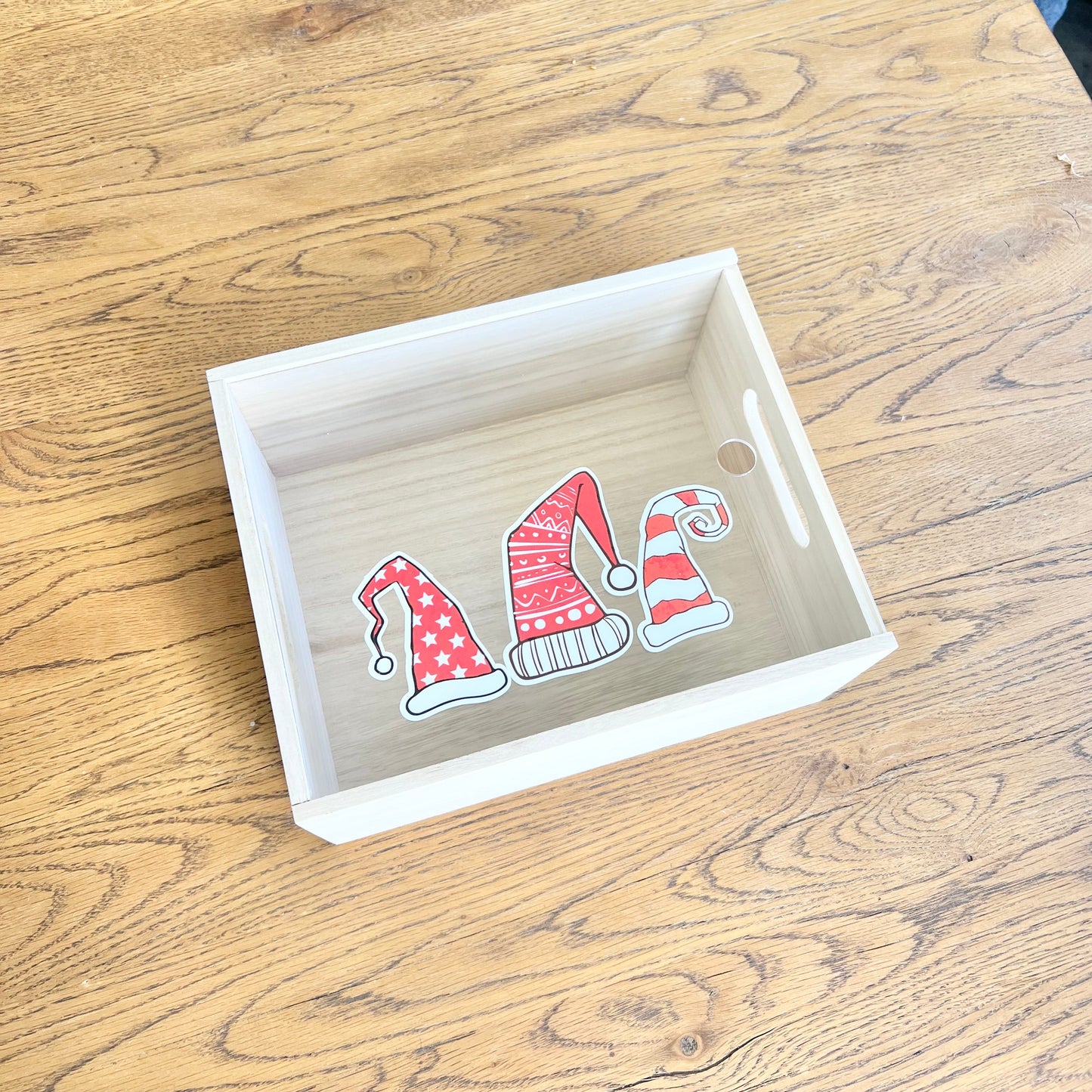 Hats Printed Christmas Eve Box