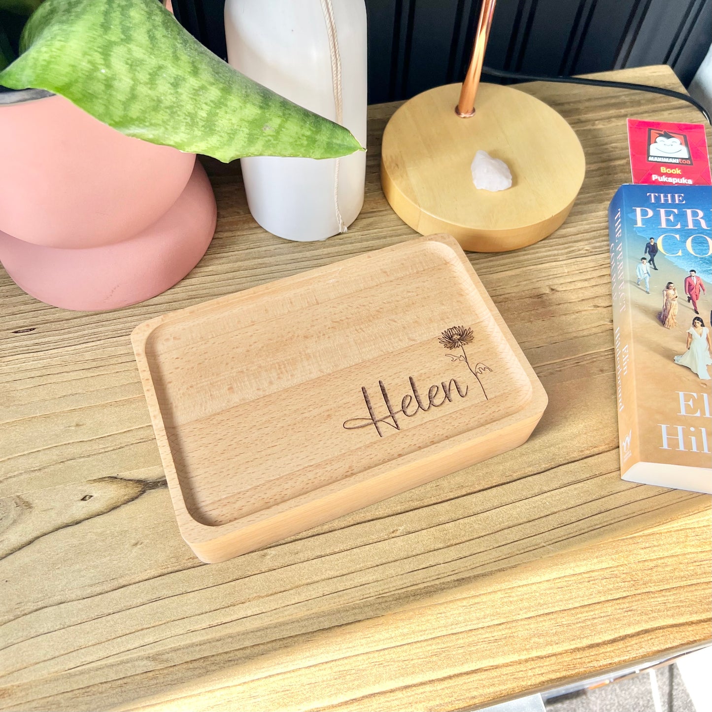 Birth Flower Jewellery Keepsake Box