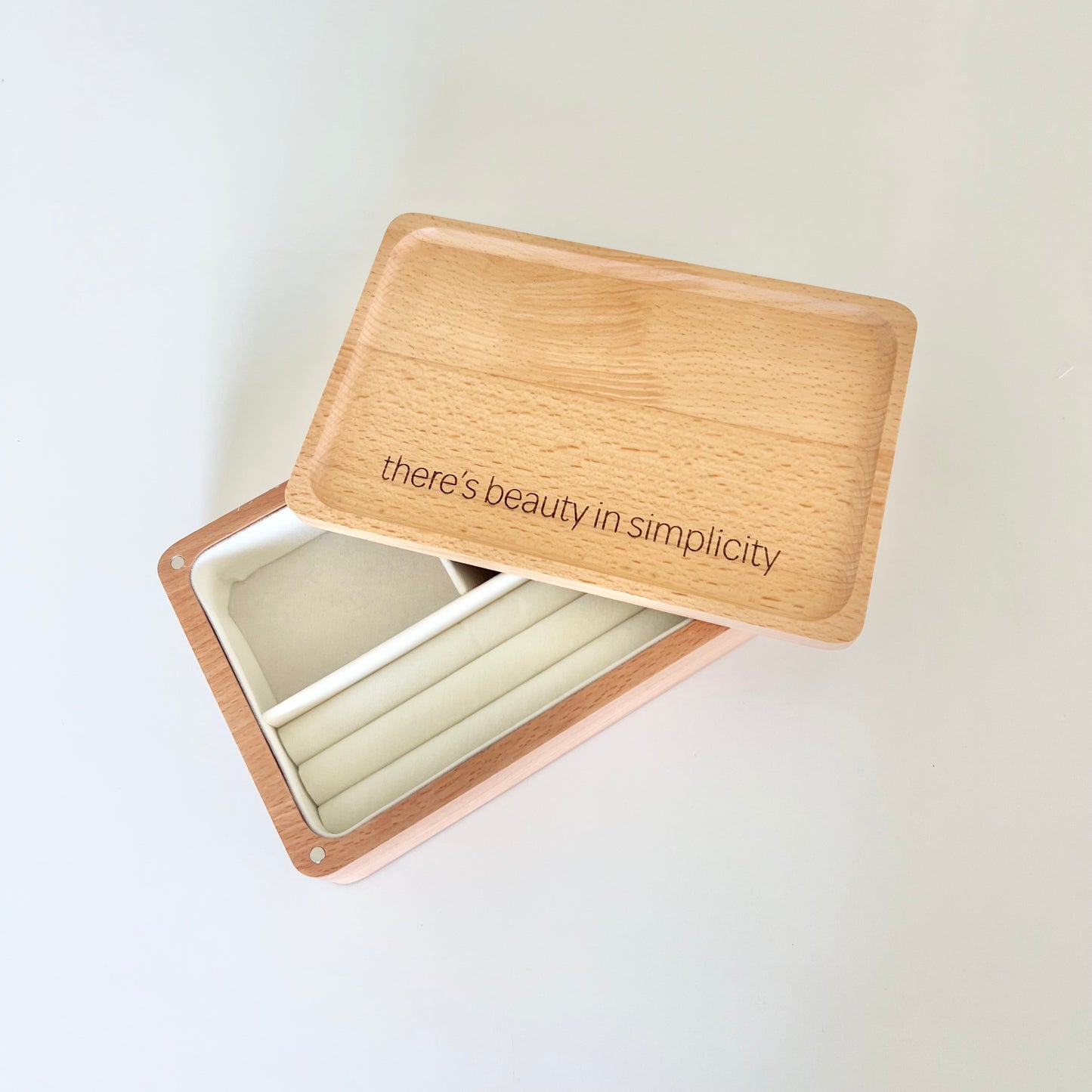 Beauty in simplicity Jewellery Keepsake Box