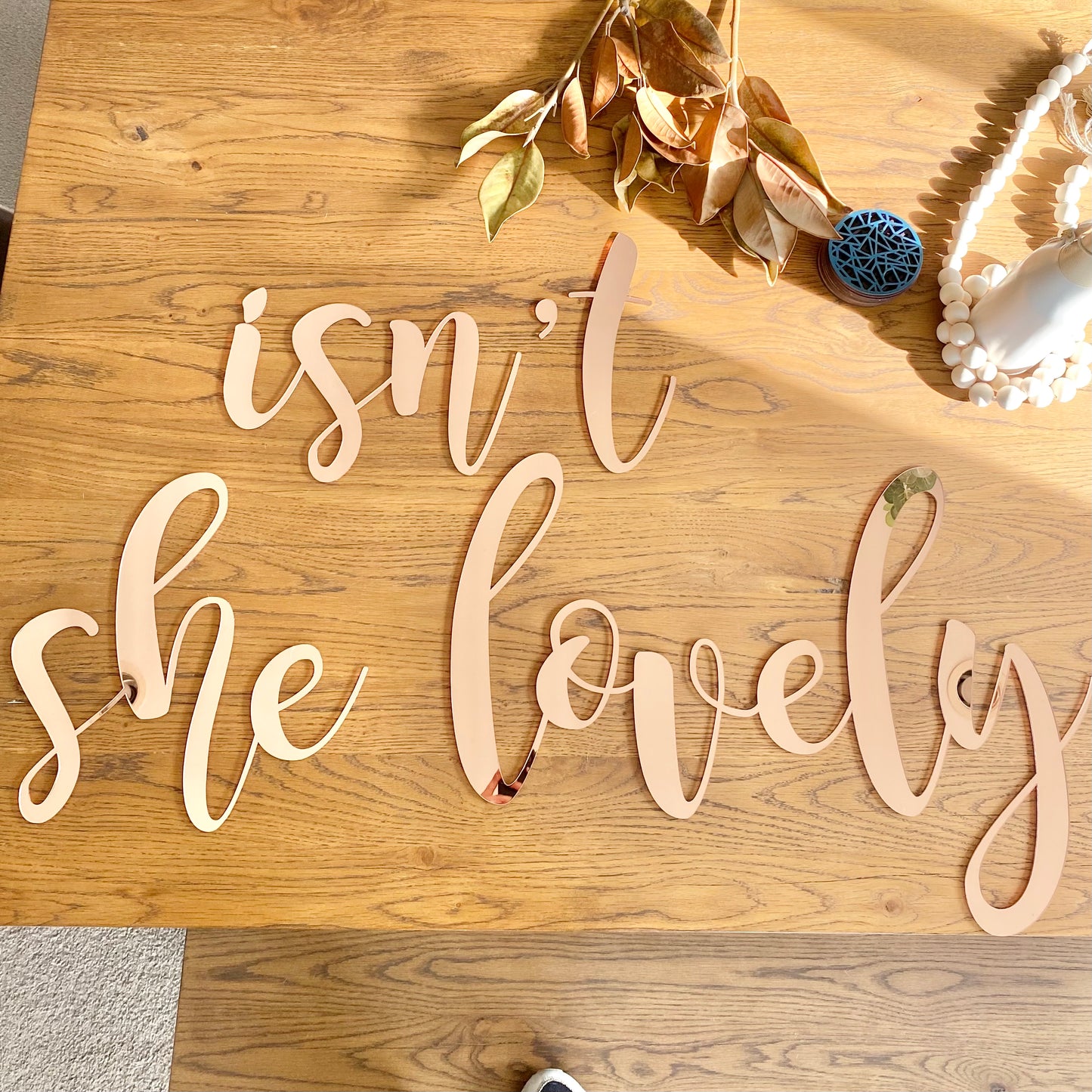 Business signage - acrylic