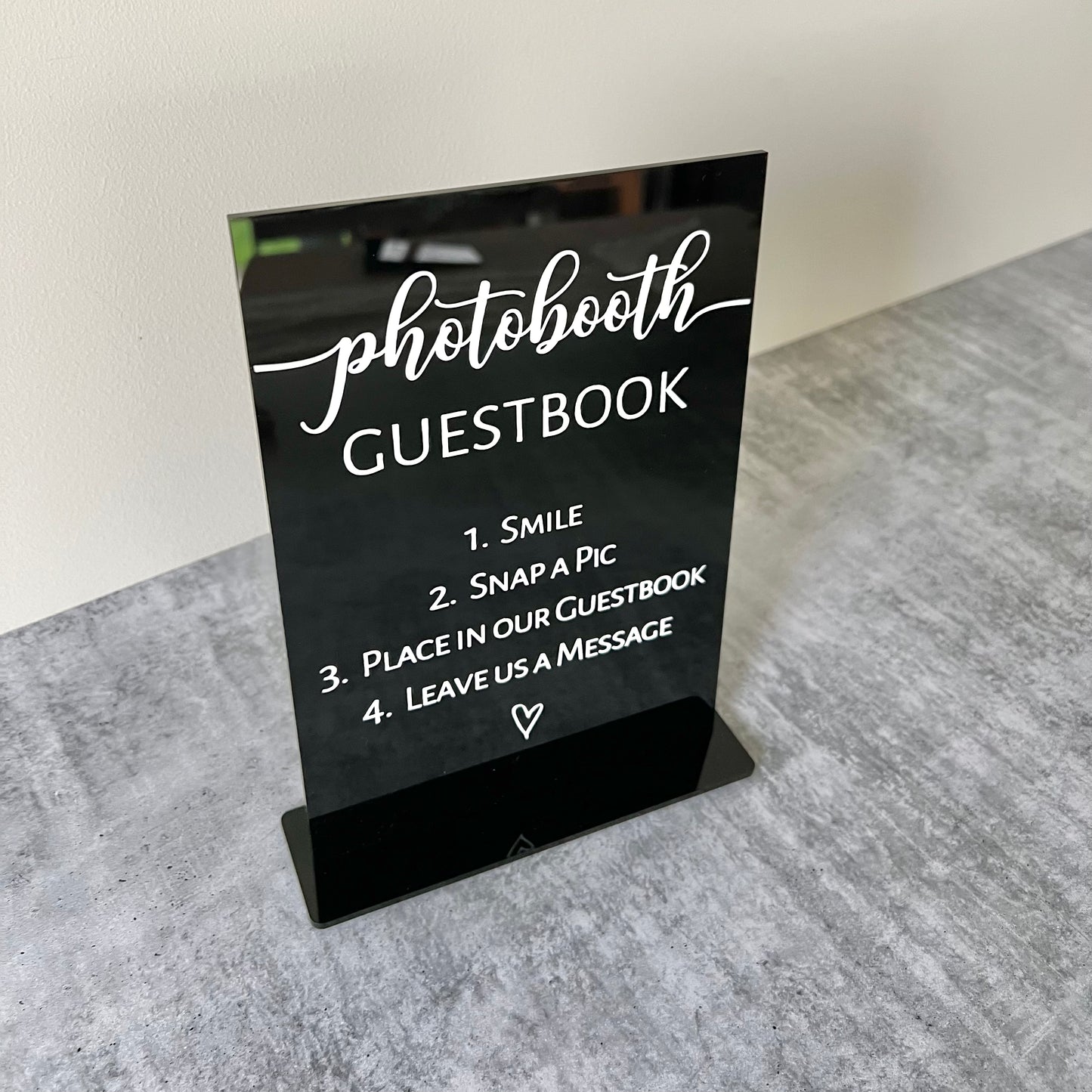 Photobooth sign A5