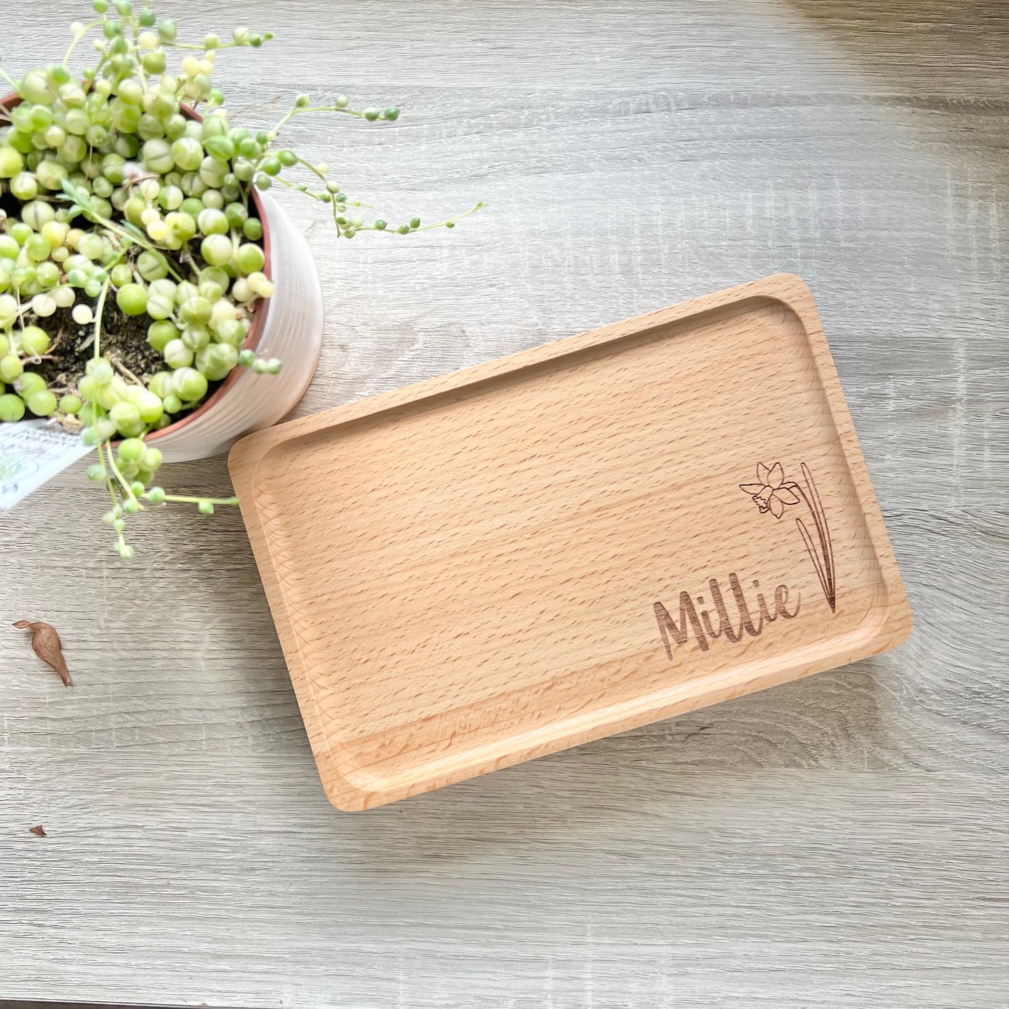 Birth Flower Jewellery Keepsake Box