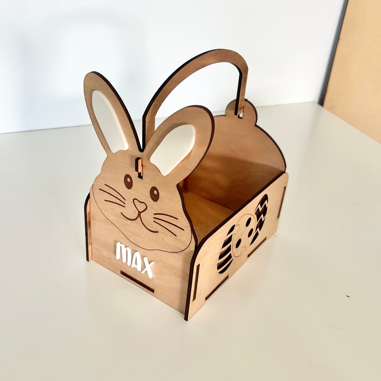 NEW Personalised Bunny Basket
