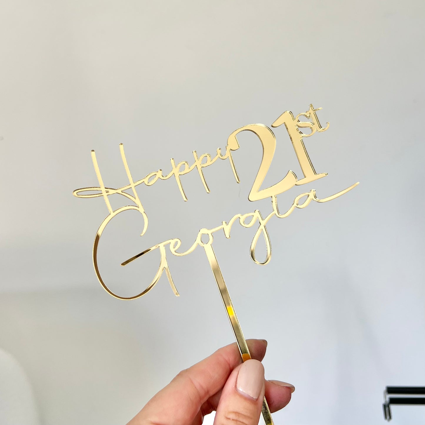 Named Birthday topper