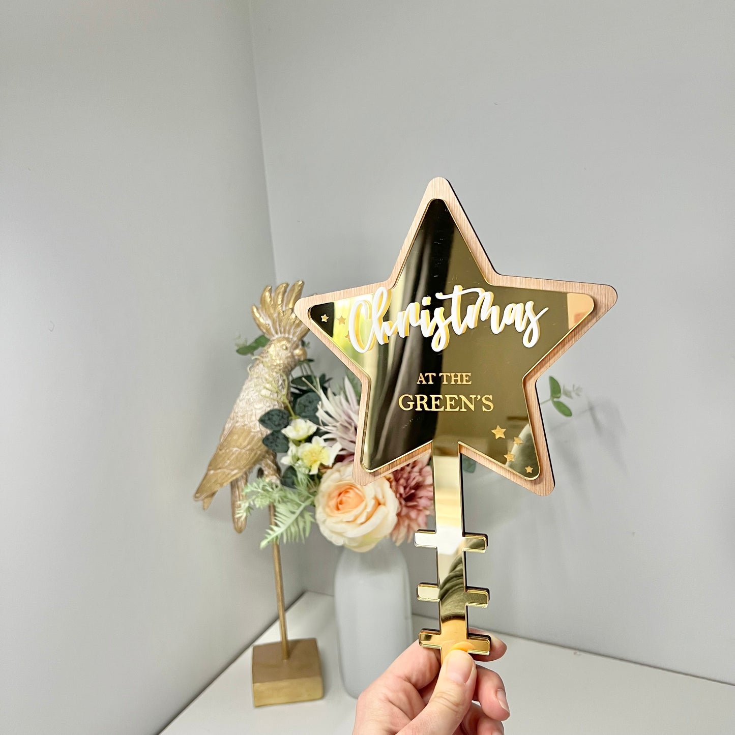 Acrylic Christmas Tree Topper