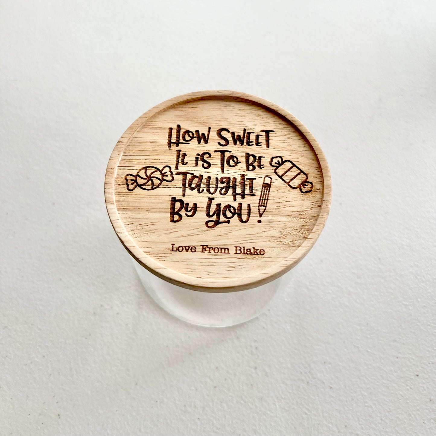 How sweet it is to be taught by you jar