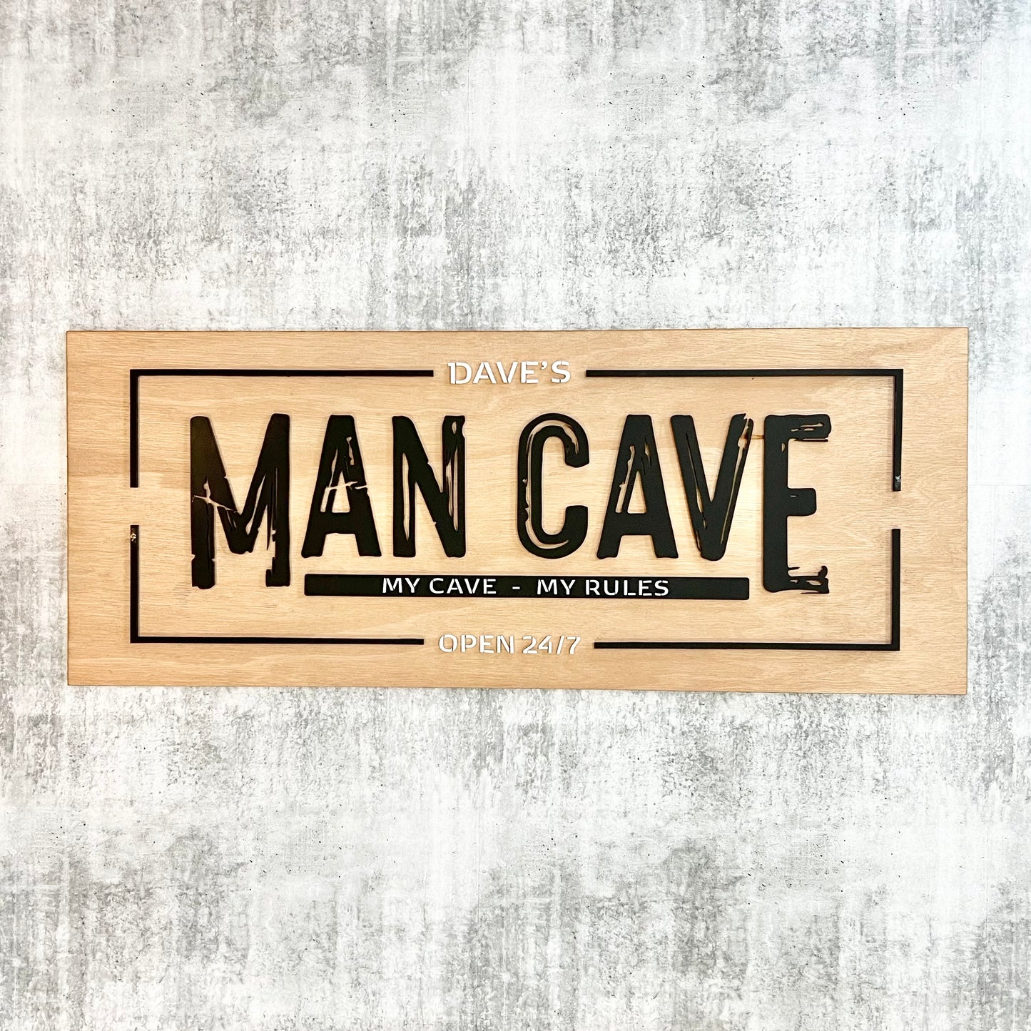 Man cave sign