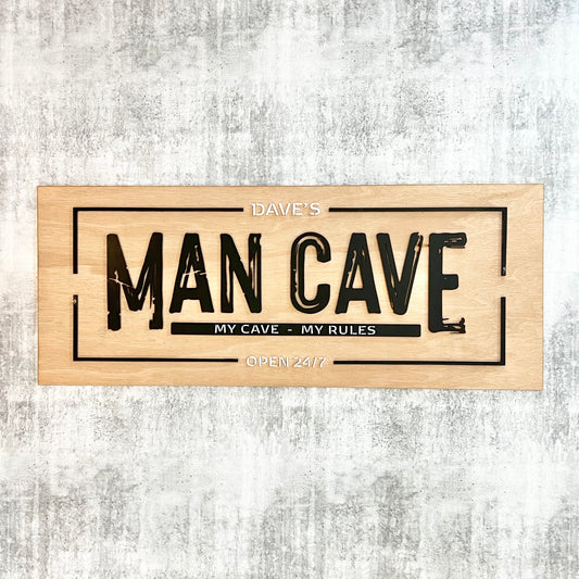 Man cave sign