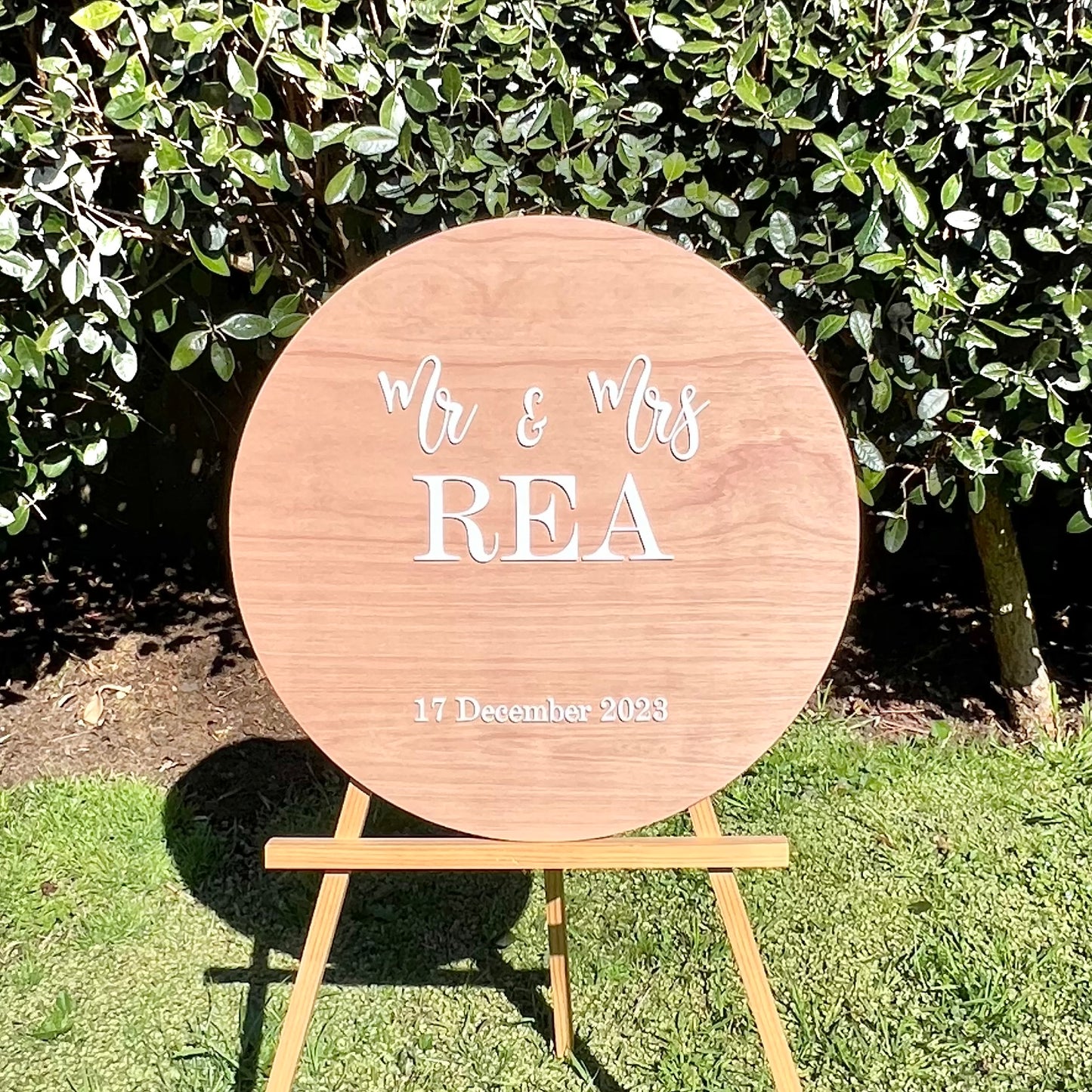 The Sage Wedding Sign - Wood