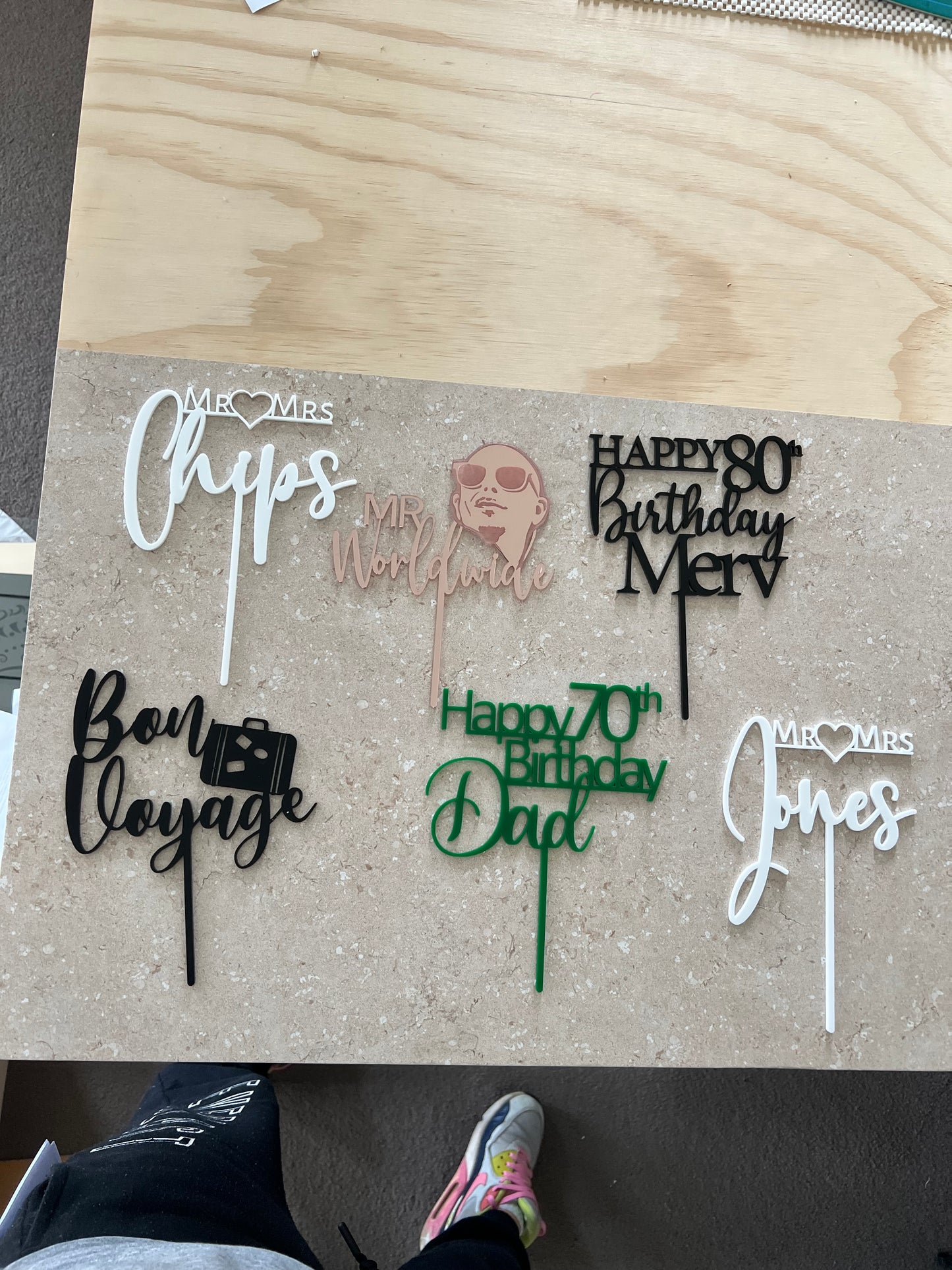 Custom cake toppers