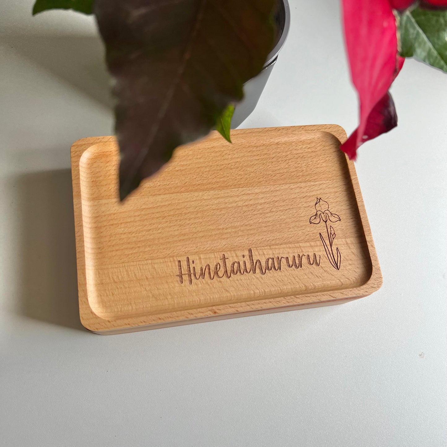 Birth Flower Jewellery Keepsake Box