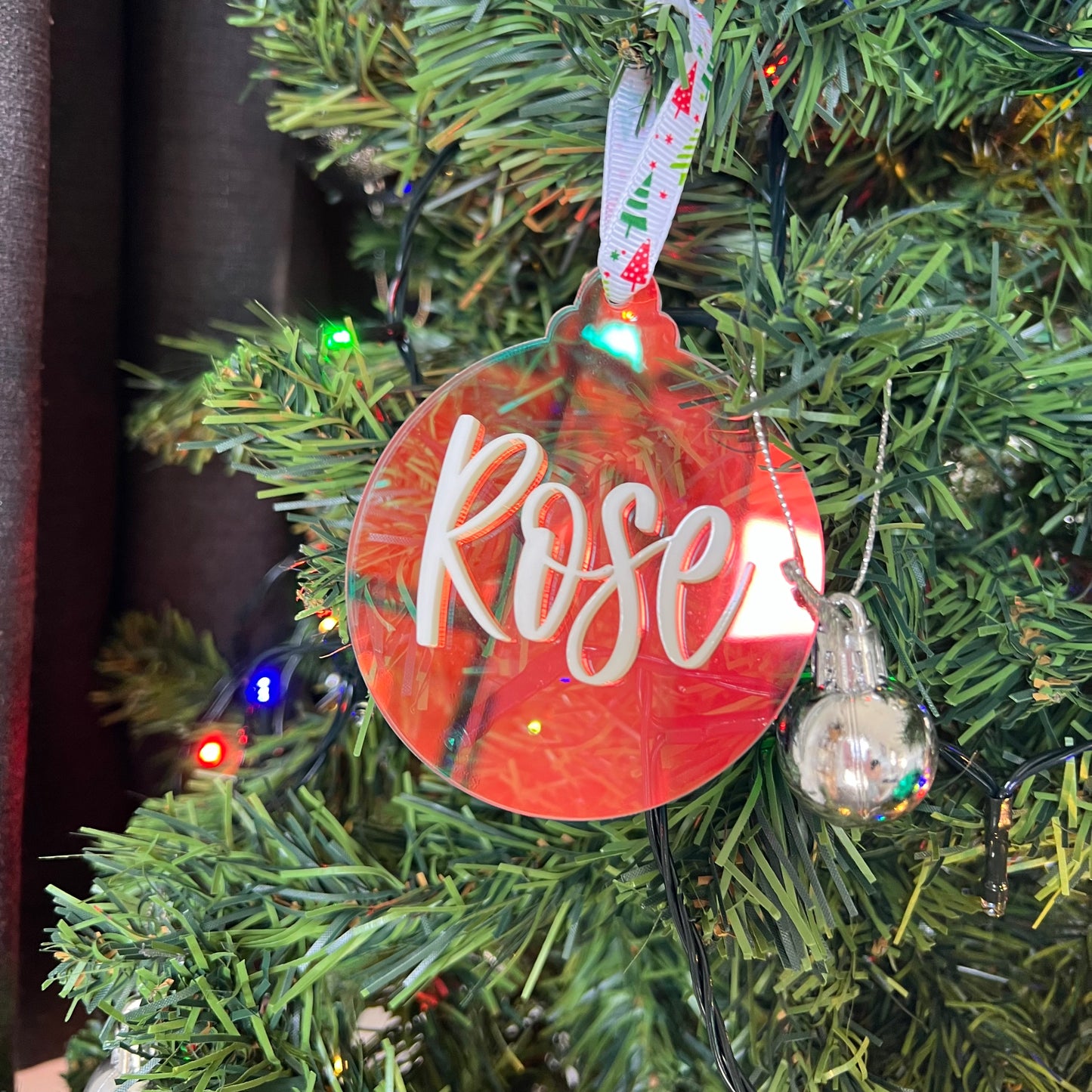 Iridescent Bauble Tree Decoration