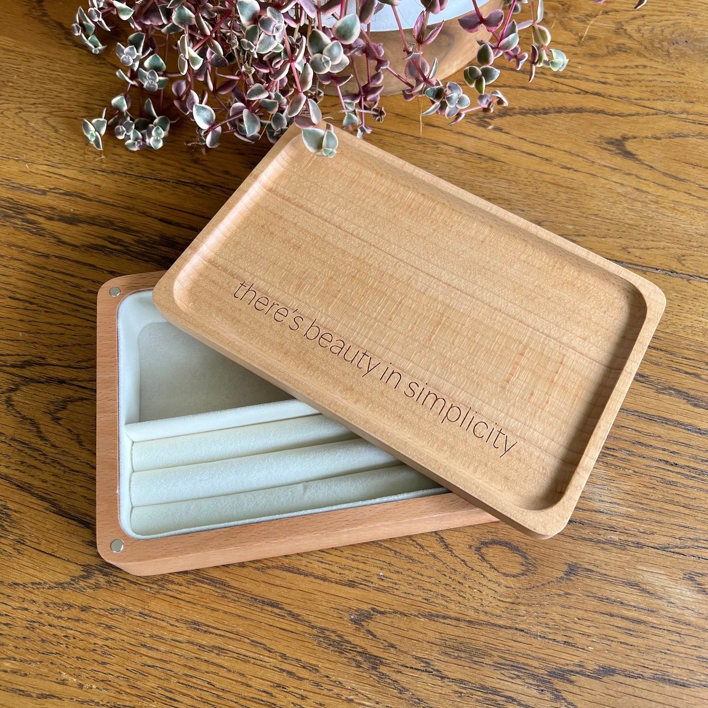 Beauty in simplicity Jewellery Keepsake Box