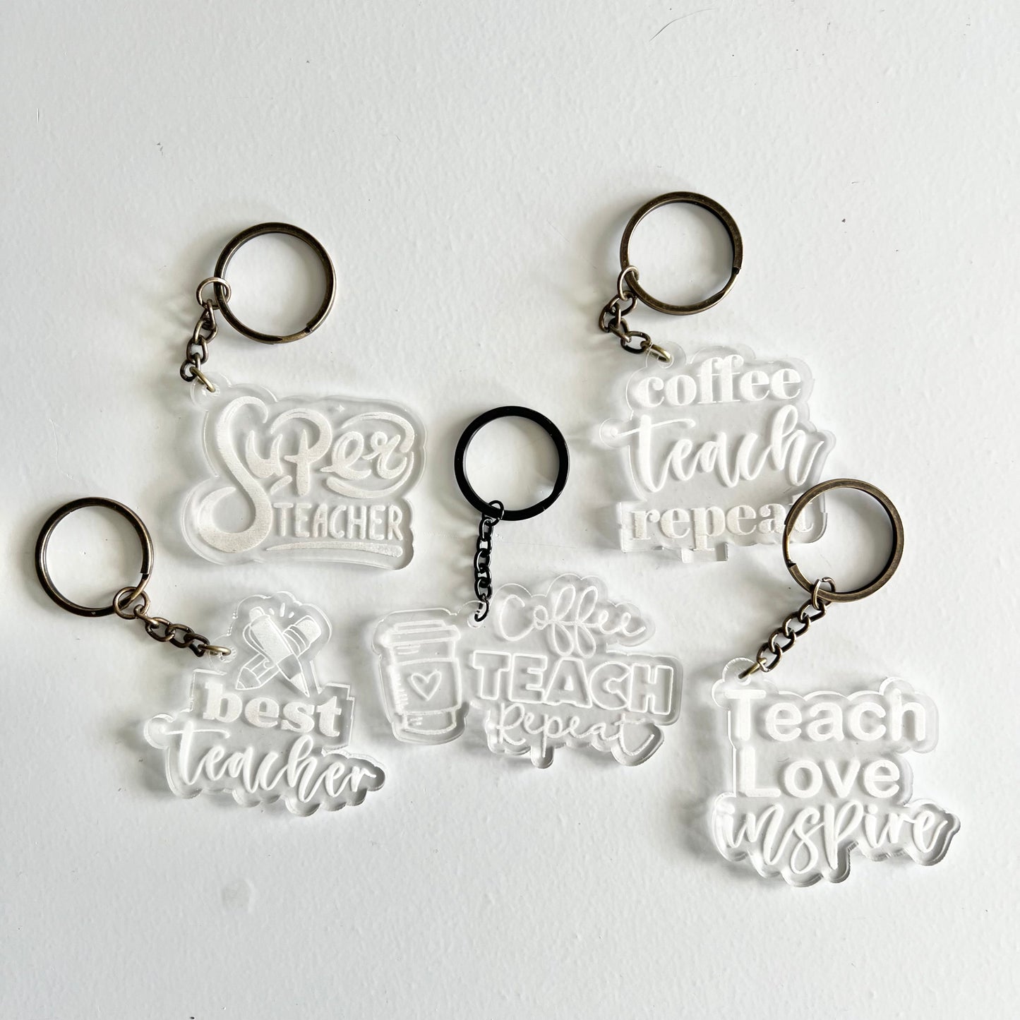 Teacher keyrings