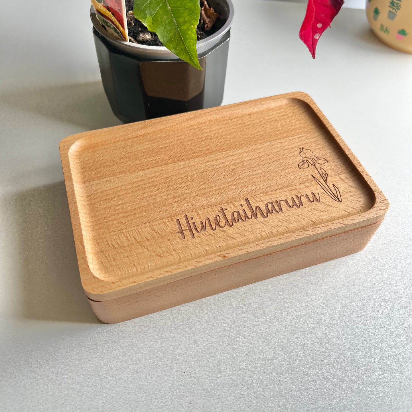 Birth Flower Jewellery Keepsake Box