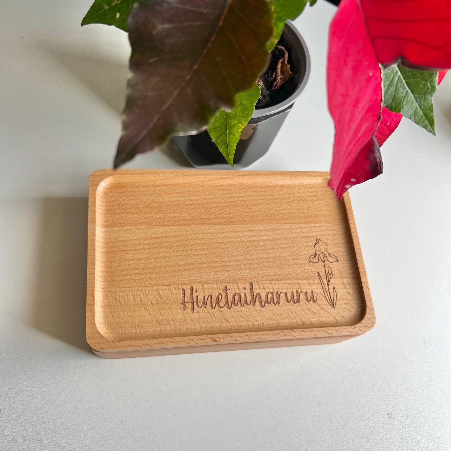 Birth Flower Jewellery Keepsake Box