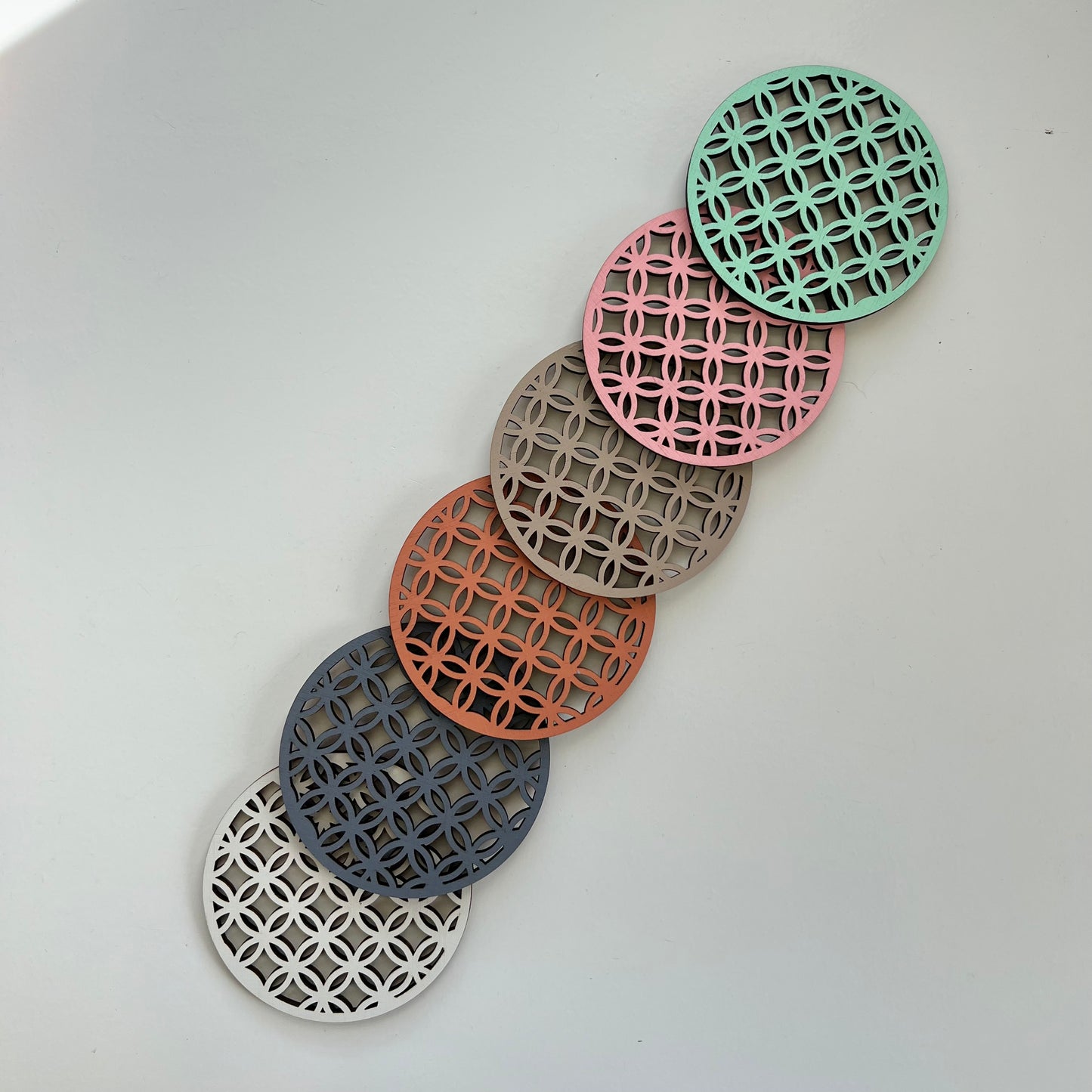 Colour coasters LIMITED STOCK