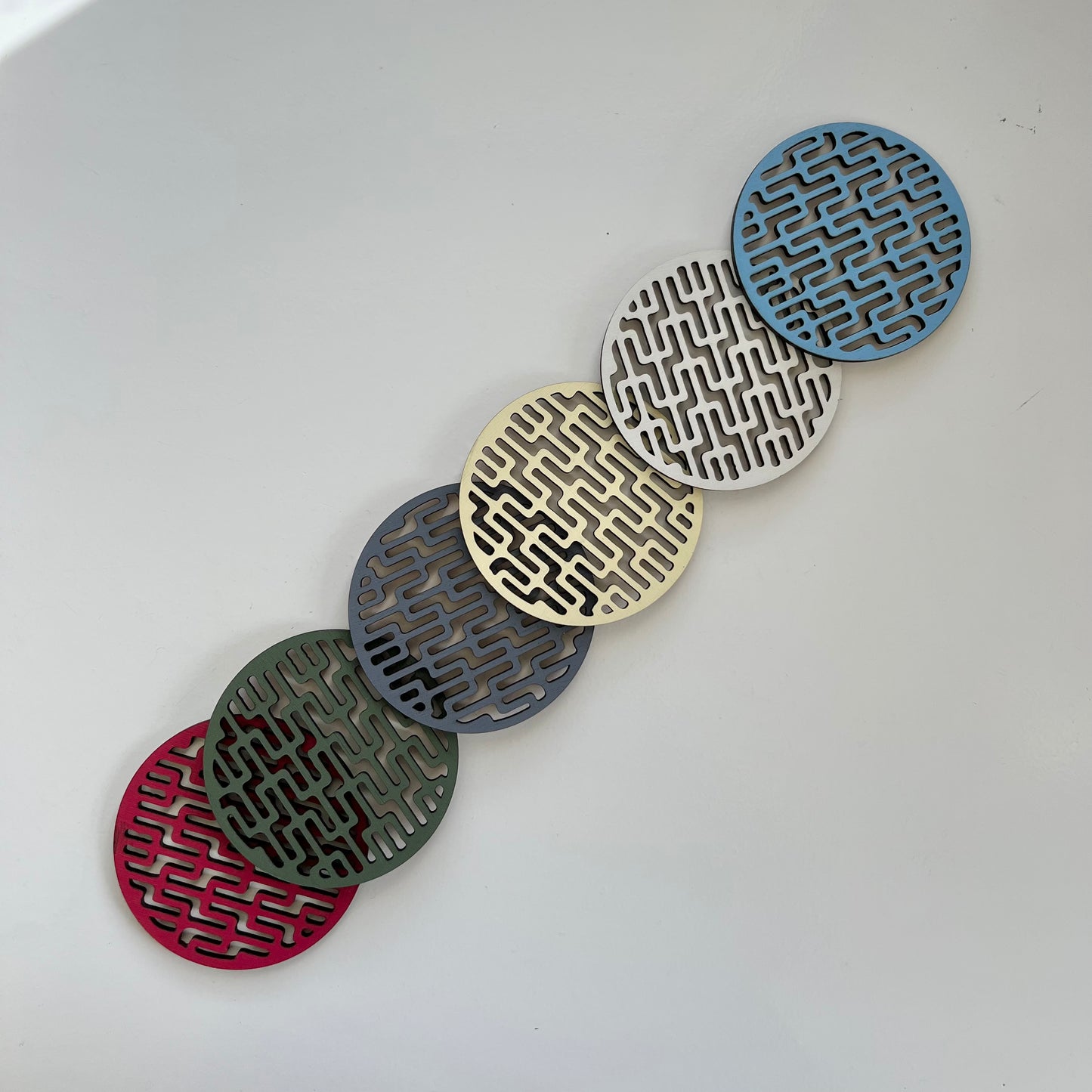 Colour coasters LIMITED STOCK