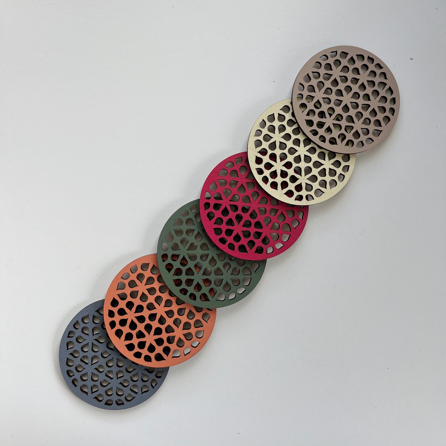 Colour coasters LIMITED STOCK