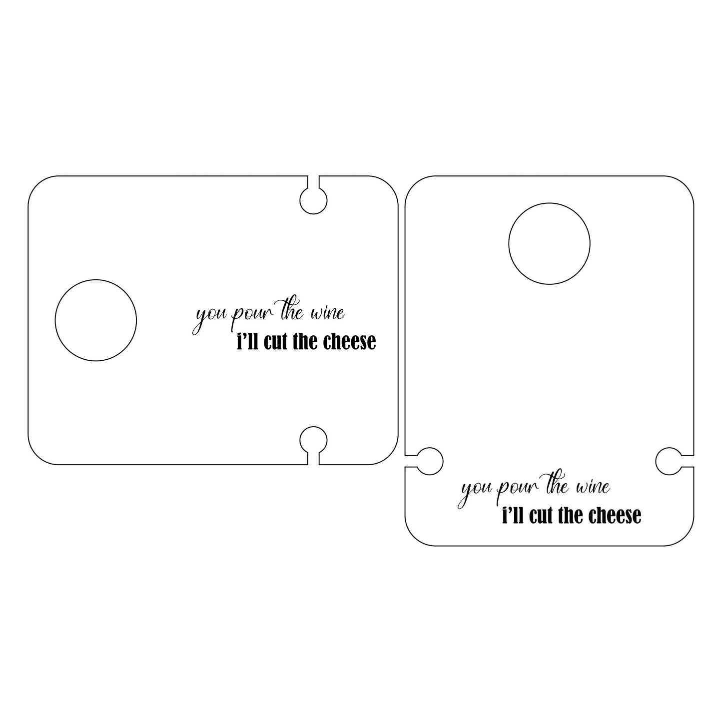 Pour The Wine Cheese Wine & Cheese Picnic Table