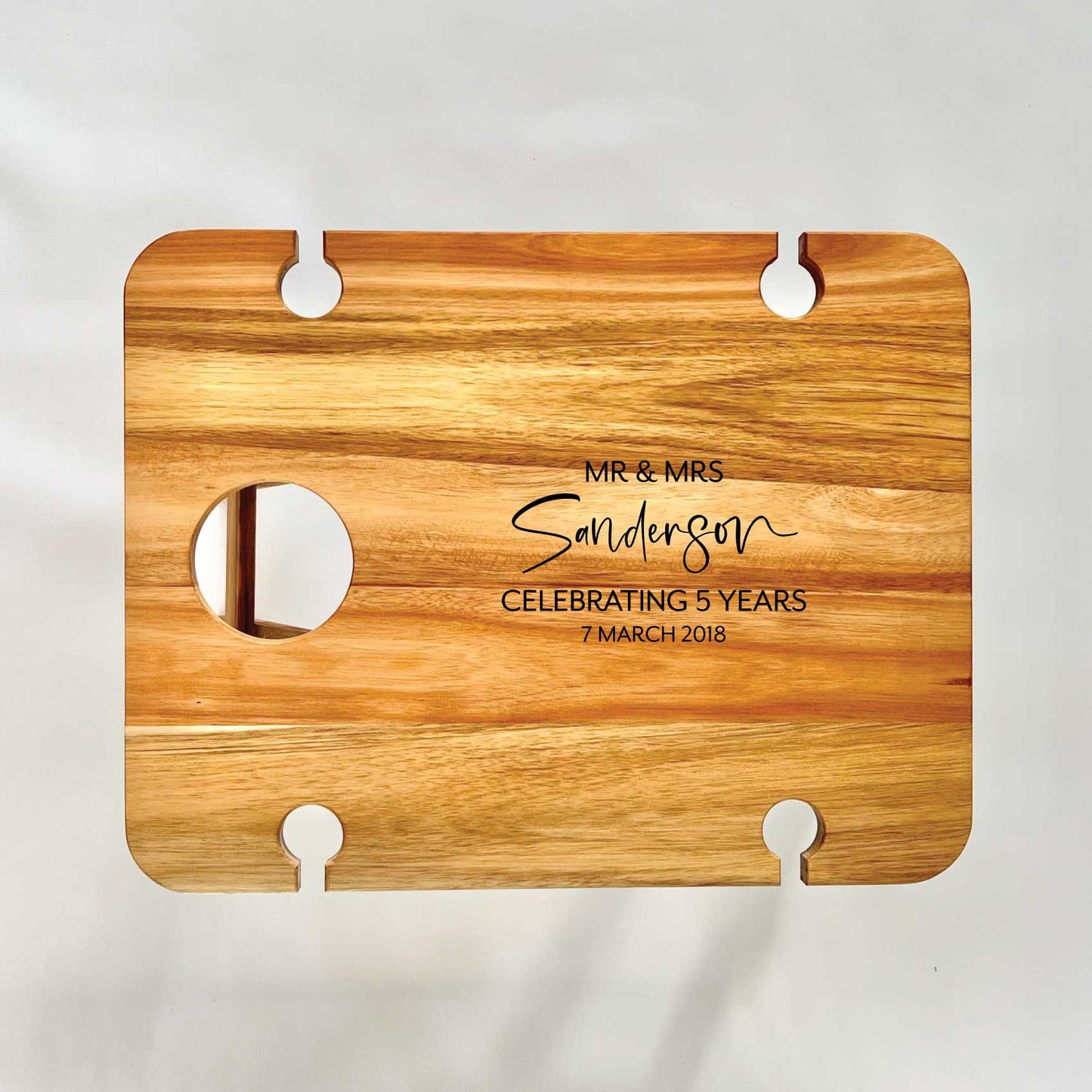 Wine & Cheese Picnic Table - custom design