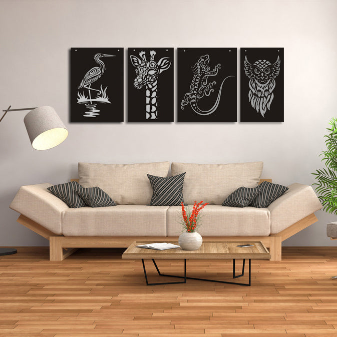 Giraffe cut out wall decor - Younique Collective