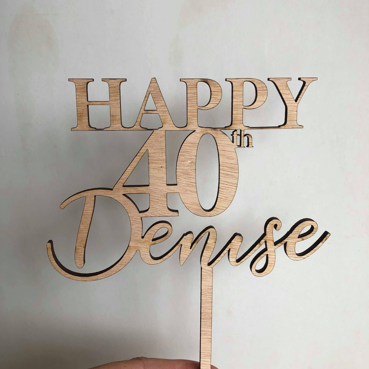 Custom cake toppers - Younique Collective