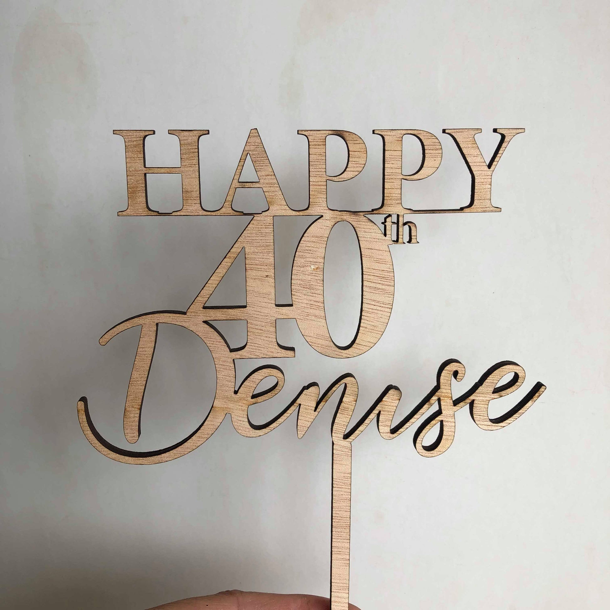 Custom cake toppers - Younique Collective