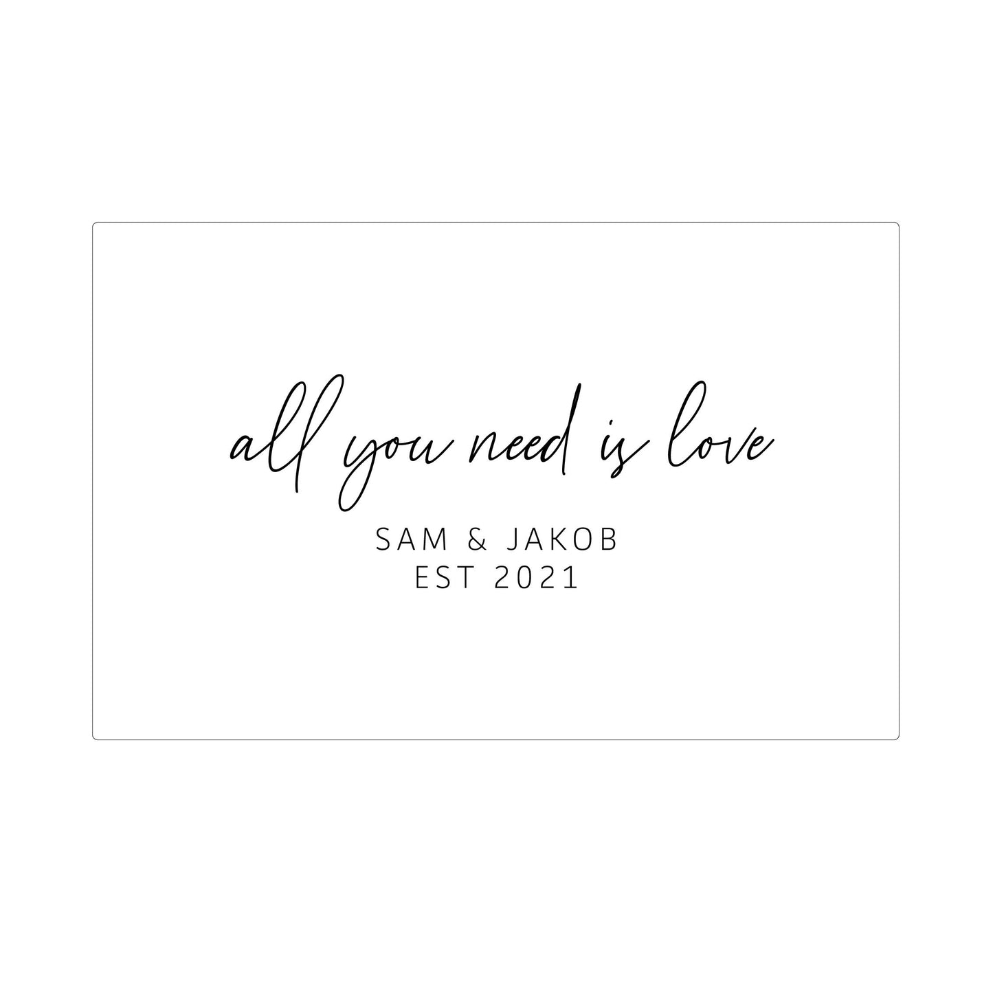 All you need is love keepsake box