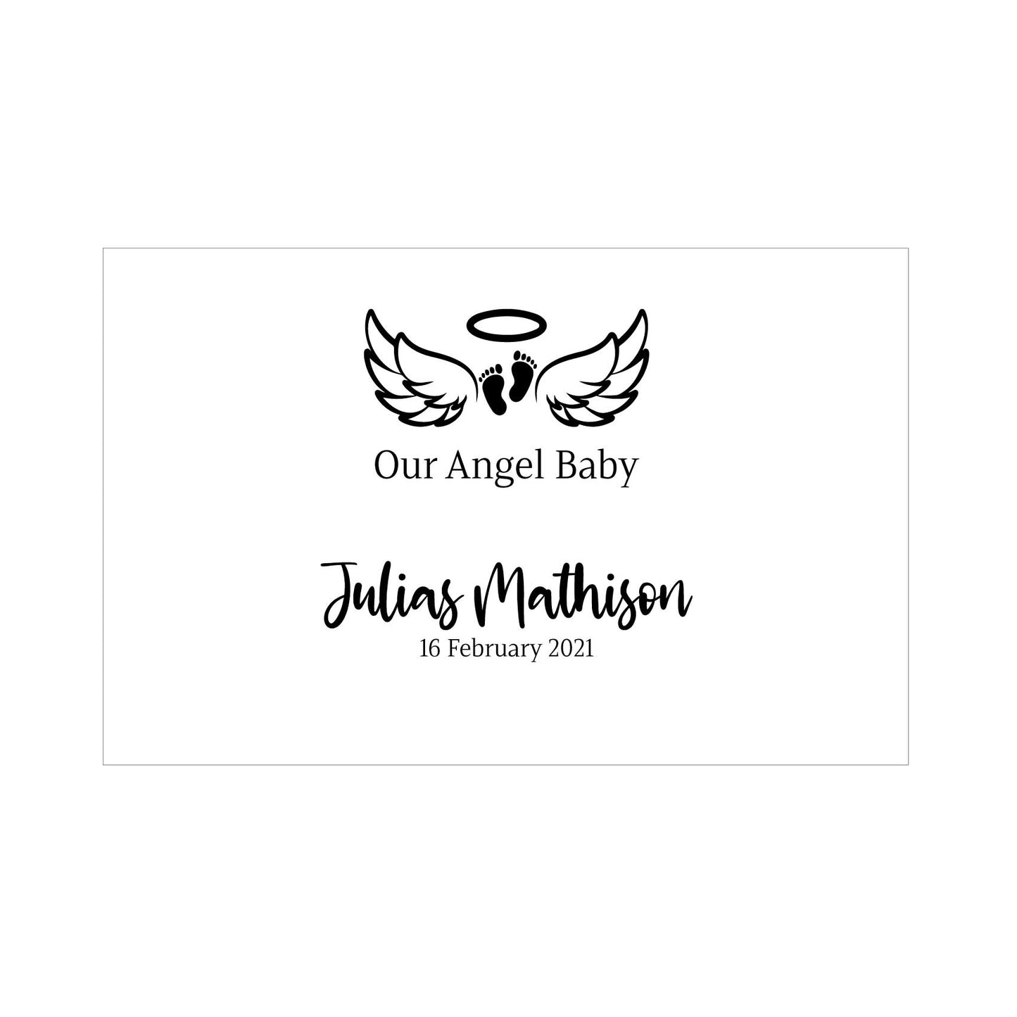 Our Angel Baby Memory Keepsake Box