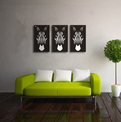 Zebra cut out wall decor - Younique Collective