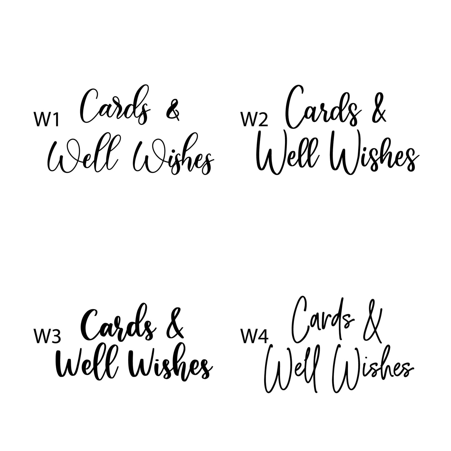 Cards & Well Wishes box