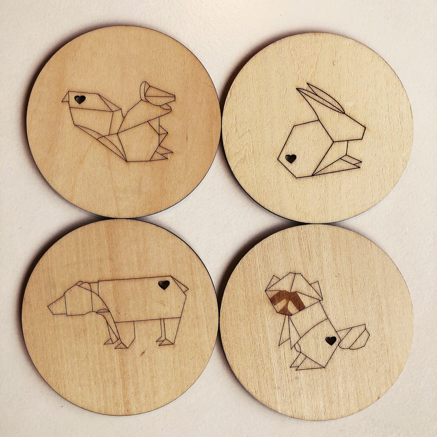 Origami coasters - Younique Collective