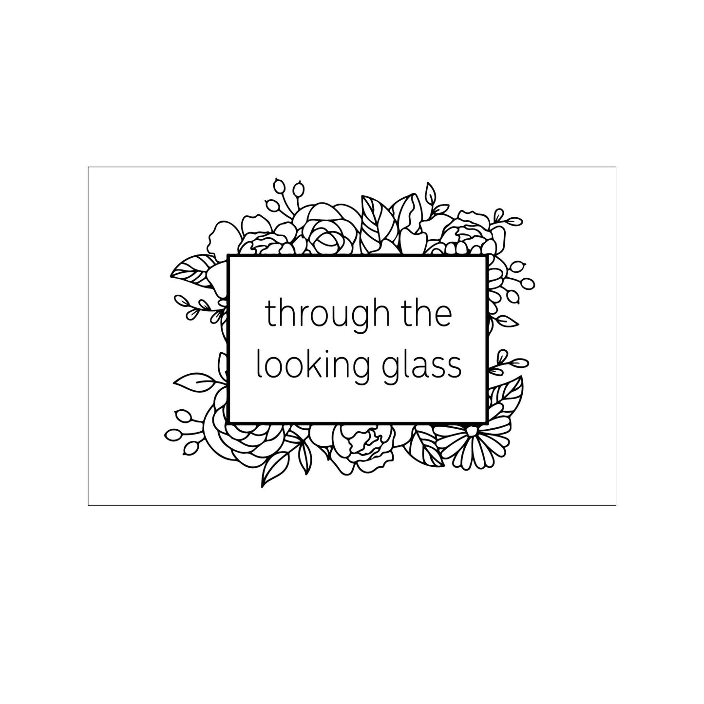Through the Looking Glass photos keepsake box