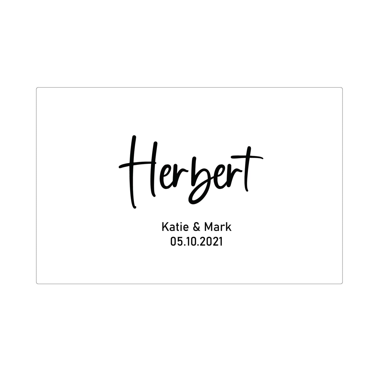 Surname keepsake box