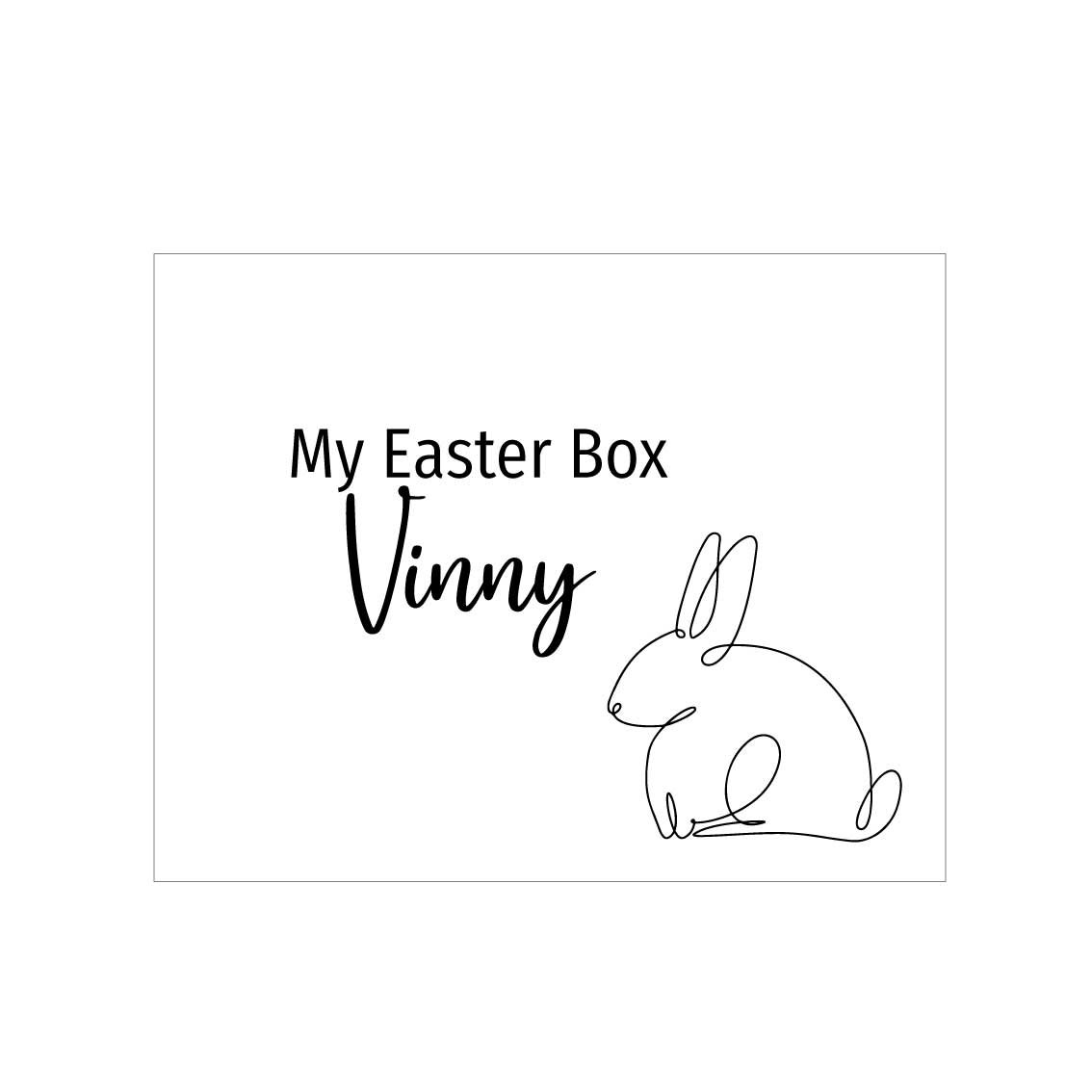 The Vinny Personalised Easter Box