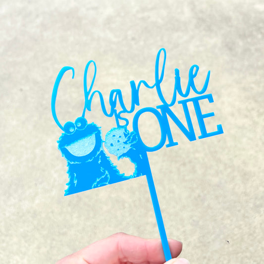 Cookie Monster topper