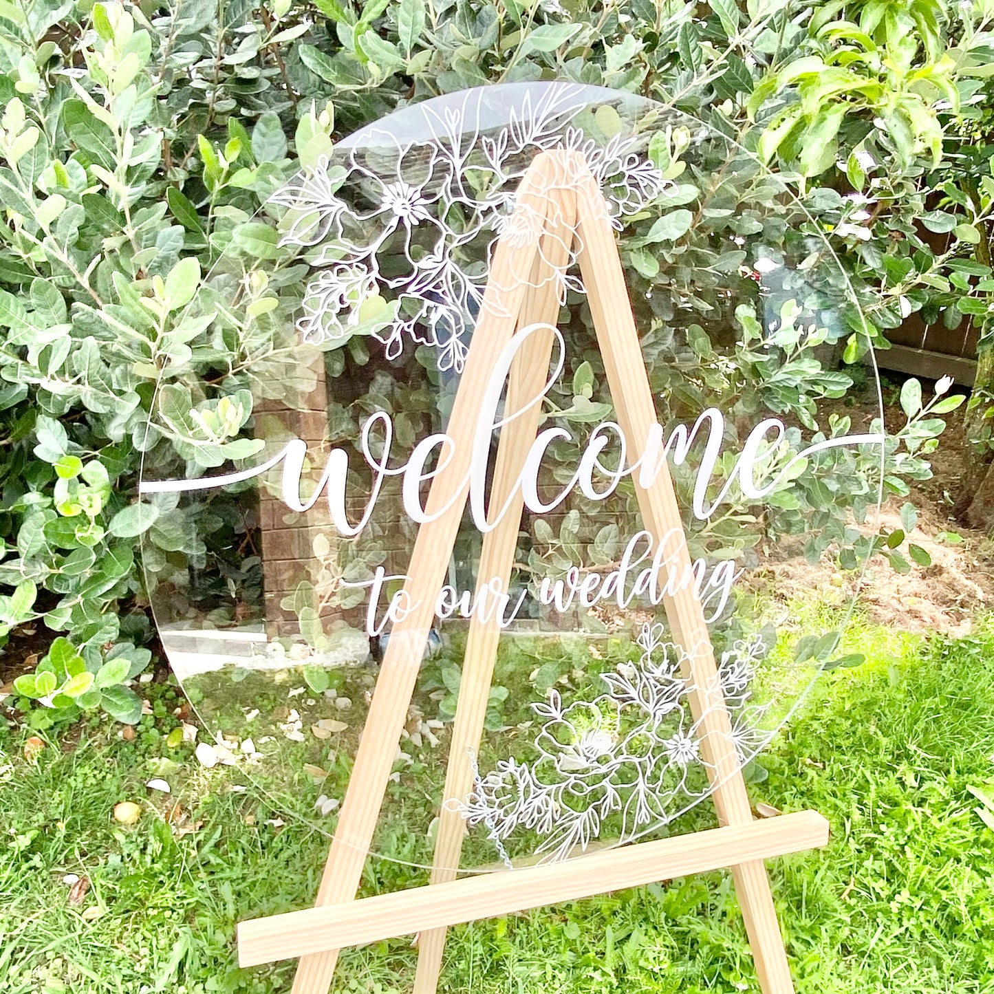 Welcome to our wedding Sign