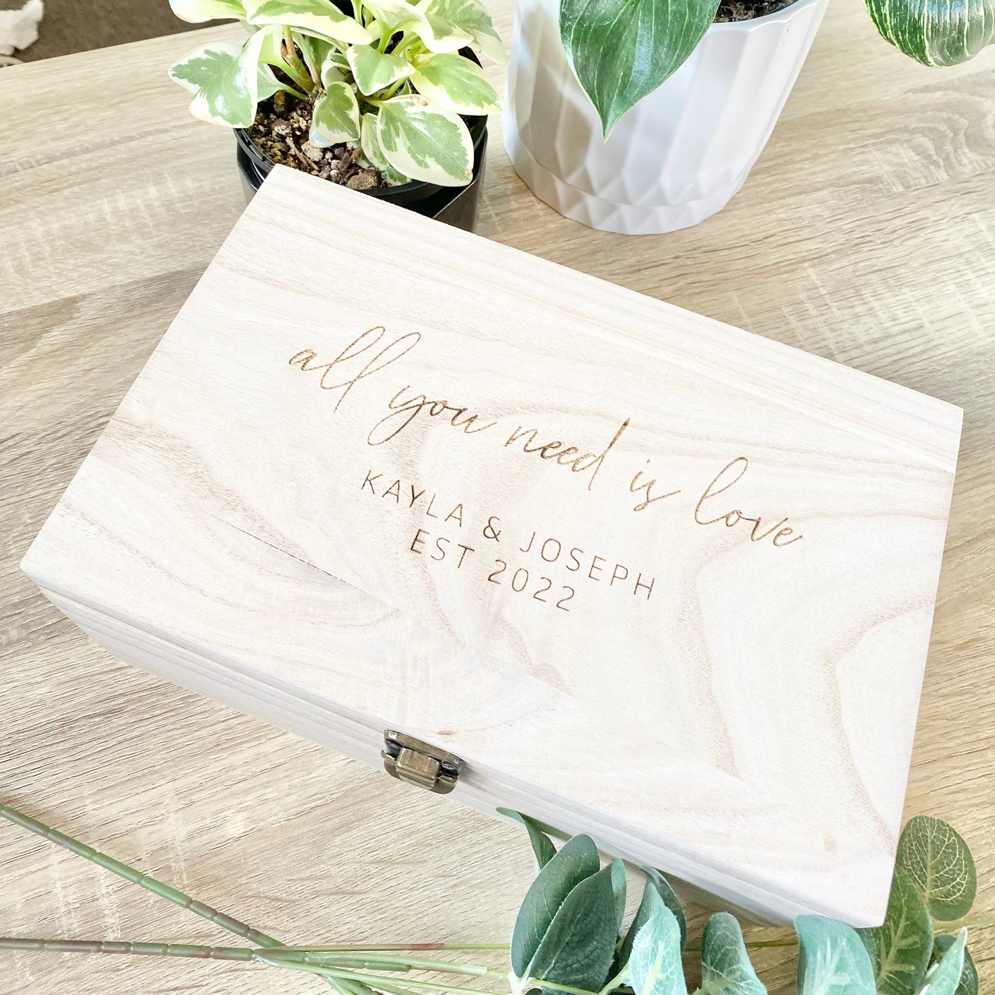 All you need is love keepsake box