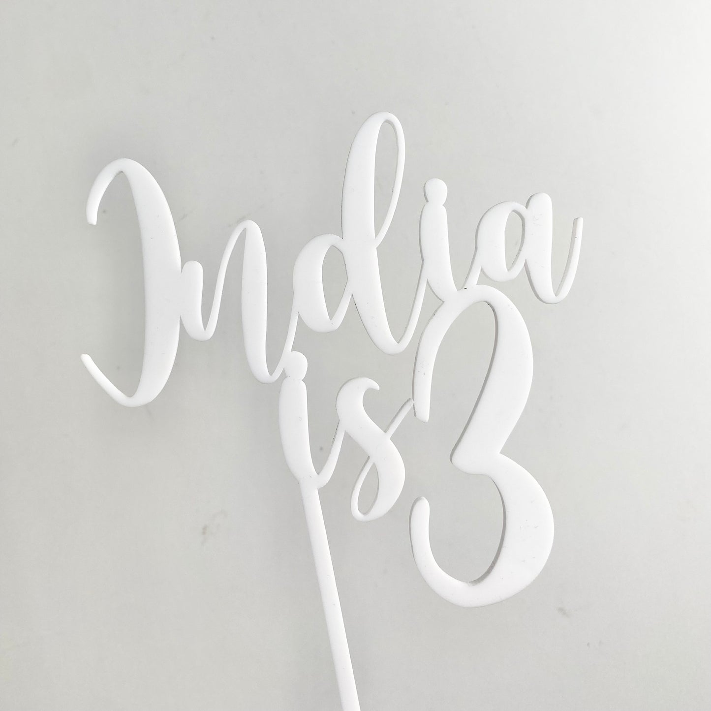 YES we make custom cake toppers - Younique Collective