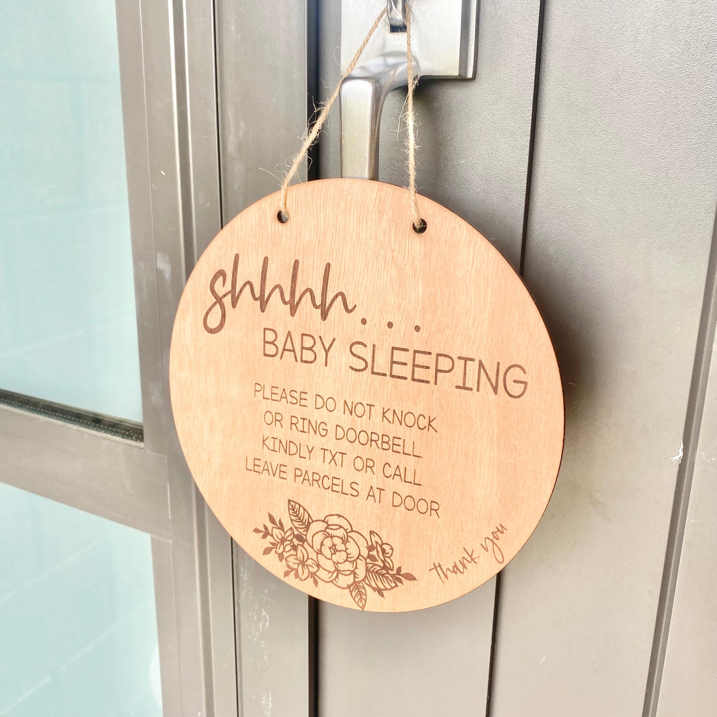 Shhh baby sleeping