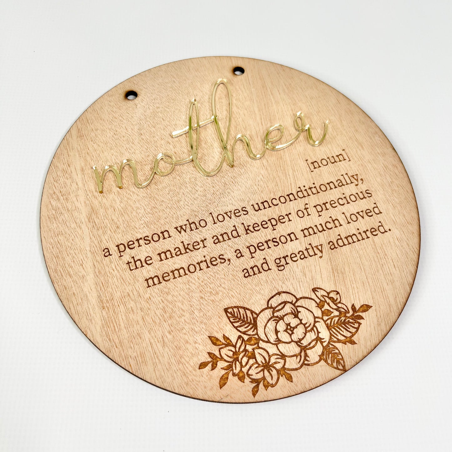 Mother noun plaque