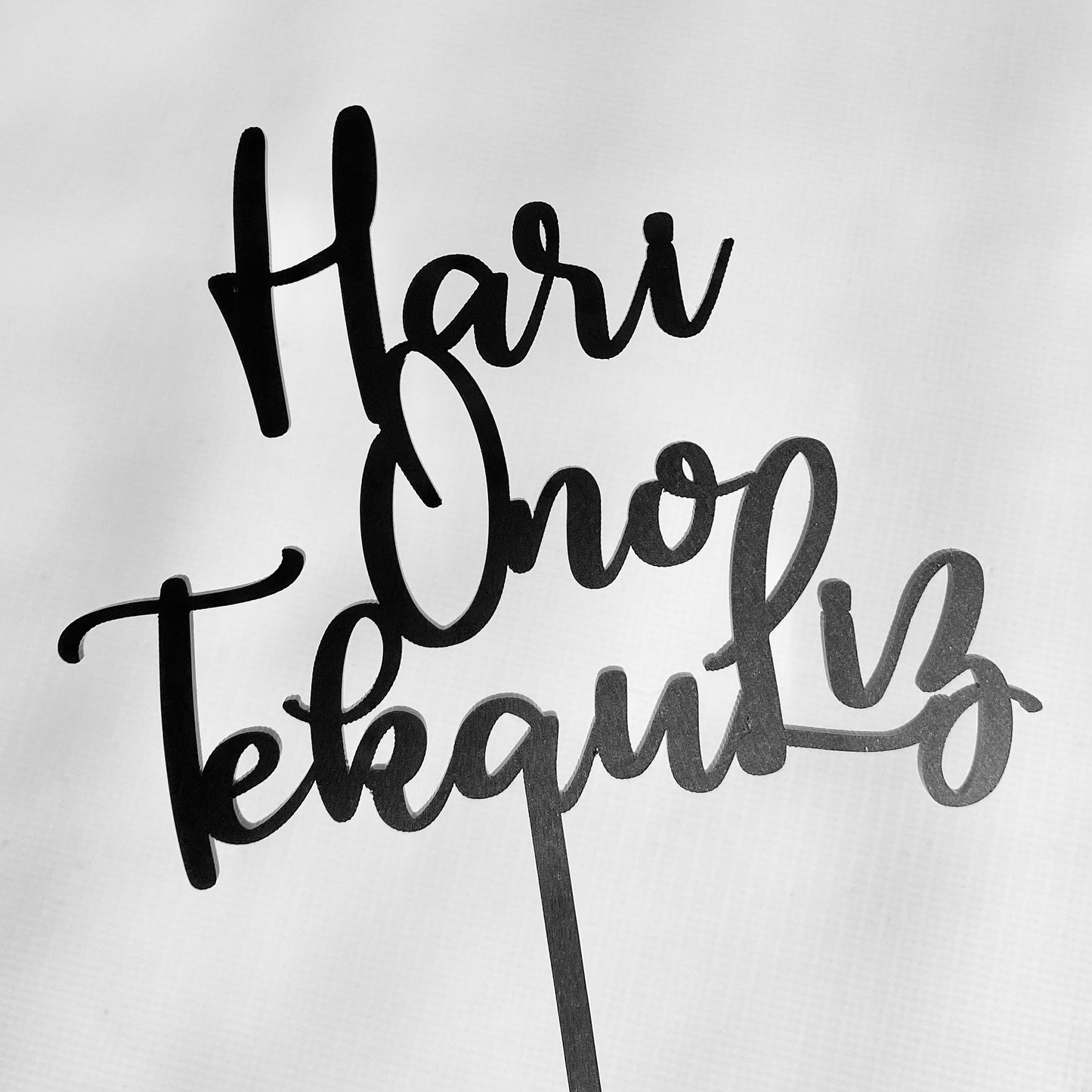 YES we make custom cake toppers - Younique Collective