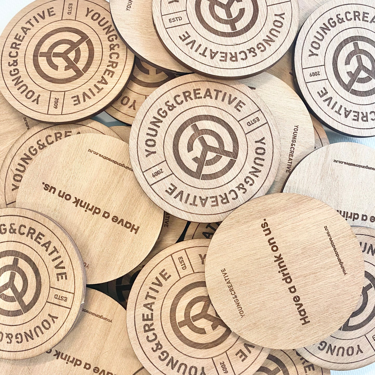 Corporate coasters - Younique Collective