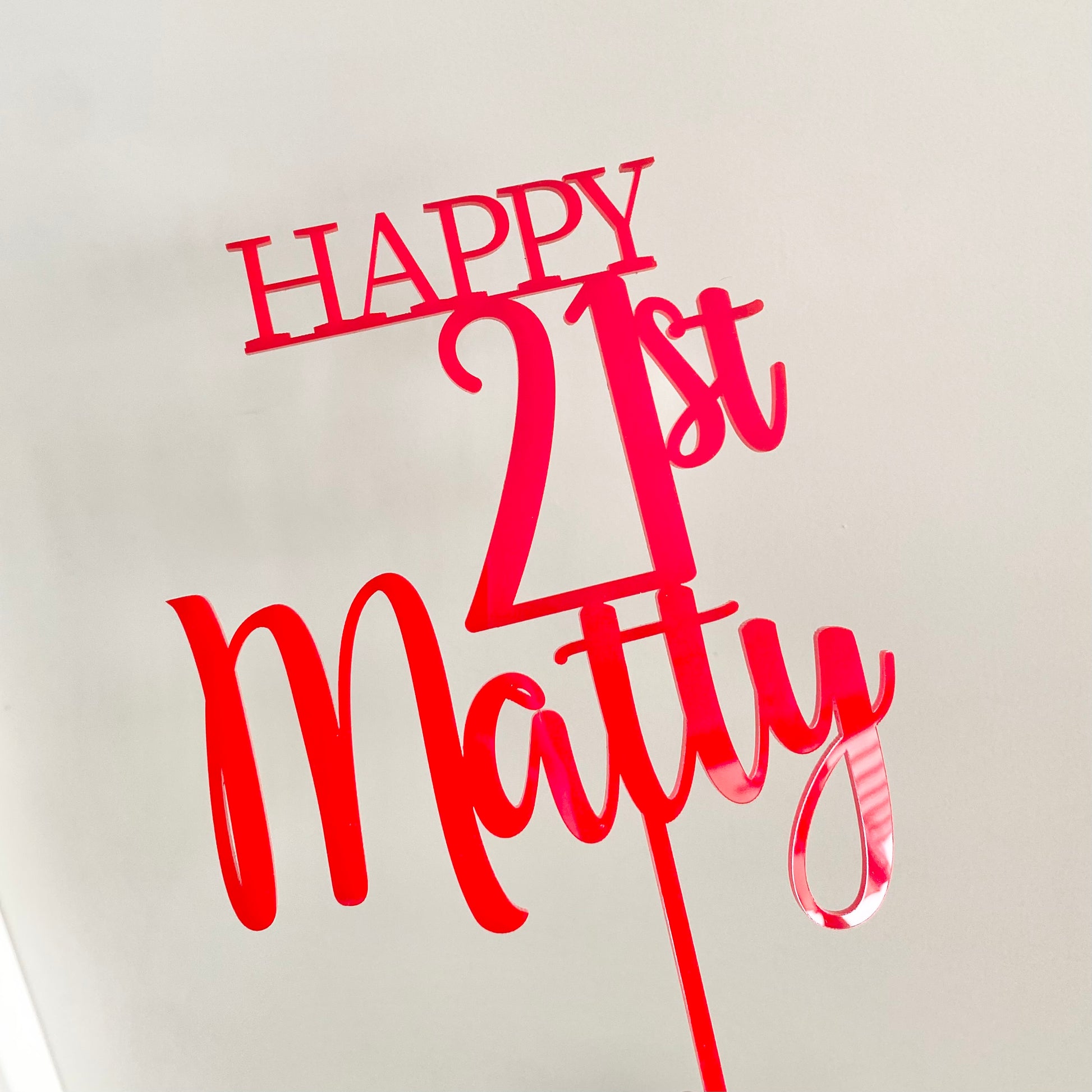 Custom cake toppers - Younique Collective